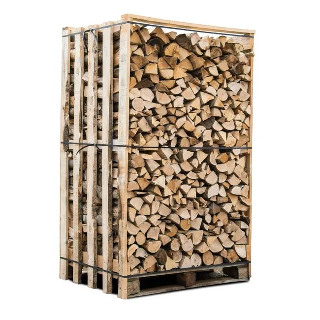 Box 3 stères 30cm bois de chauffage sec – palette de bois coupé fendu de 2,1m3 chêne / hêtre : chataigniers