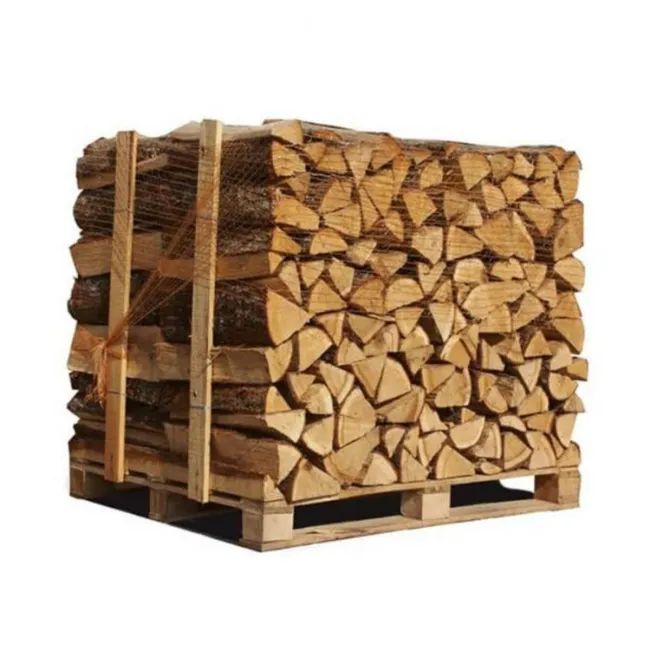 Box 1,25 stères de 50cm bois de chauffage – palette de bois coupé fendu de 1,05m3