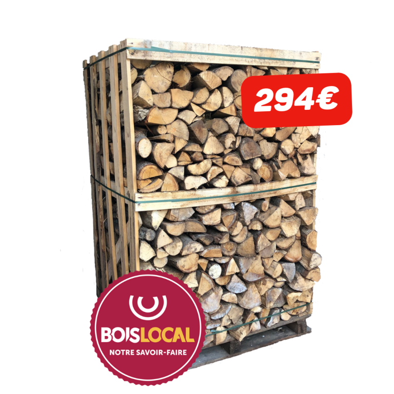 Bois de chauffage local demi-sec – 3 stères de bois en 33cm ou 2,6 en 50 cm