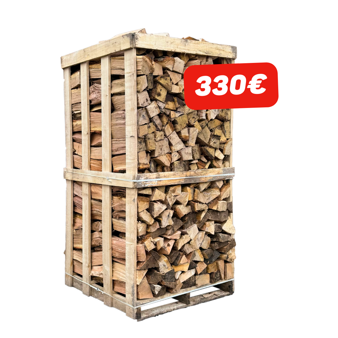 bois de chauffage belge certifié Bois Local et PEFC – 2,85 stères de bois en 33cm