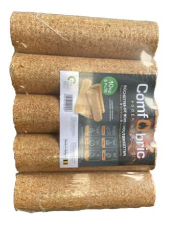 Paquet de bûches de bois compressés