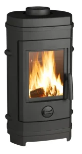 Poêle à bois INVICTA Remilly anthracite, 7 kW